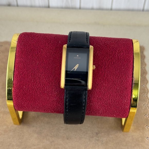Vintage Movado 18K Yellow Gold Plating 10 Micron La Nouvelle Luxury Ladies Watch